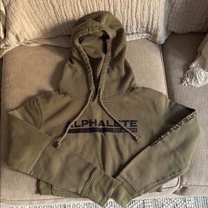 Alphalete Olive Green Hoodie Size M